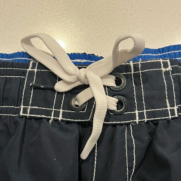 Speedo Mens Size Large Blue, Red, Netted Swimming Trunks Shorts - Picture 10 of 11